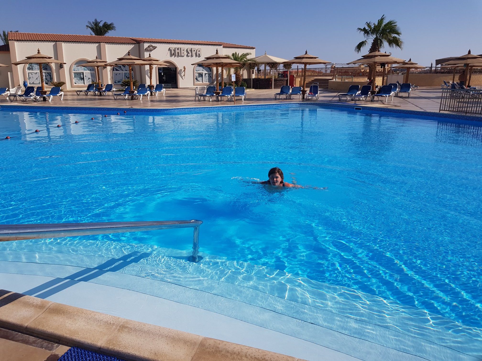 Bazén v areálu hotelu Aladdin